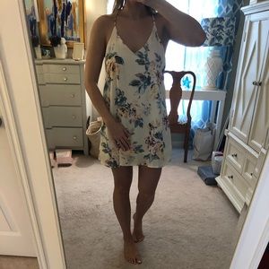 MUST GO! Taking all offers on: Beige floral sun dress